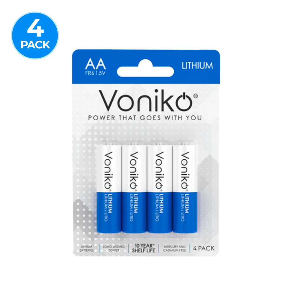 Baterías-de-Litio-Voniko-AA---FR6-1.5V-3000mAh
