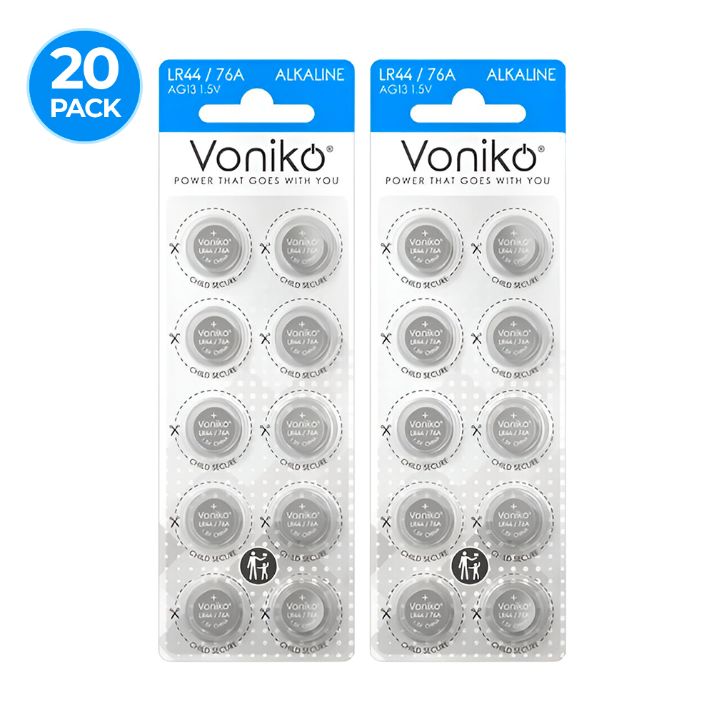 Baterías Alcalinas LR44 - AG13 1.5V