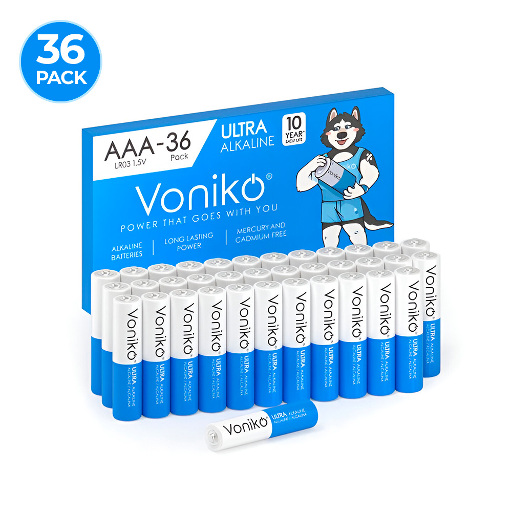 Baterías Alcalinas Premium Voniko AAA - Triple A 1.5V 1300mAh - Imagen 7