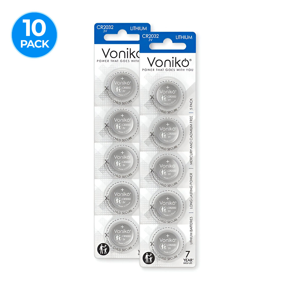 Pila de Botón - Baterías de Litio Voniko CR2032 - 3V - Imagen 2