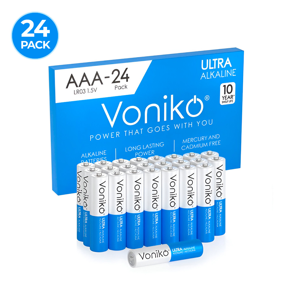 Baterías Alcalinas Premium Voniko AAA - Triple A 1.5V 1300mAh - Imagen 8
